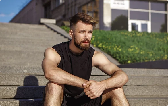 man-sitting-on-stair