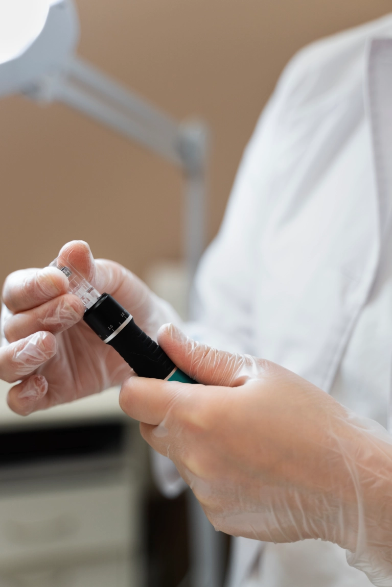 utensil-prepared-micro-needling-beauty-treatment